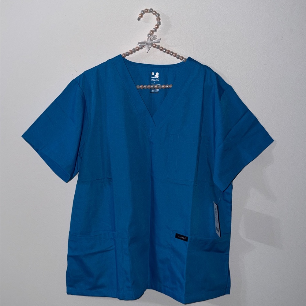 🥀Blue Scrub Top